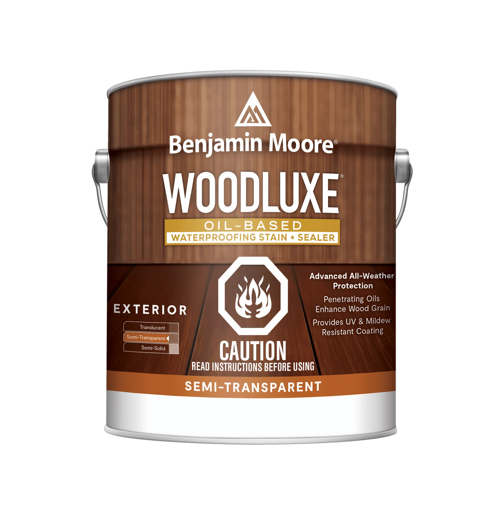 Benjamin Moore Woodluxe® Oil Penetrating Stain – Semi-Transparent